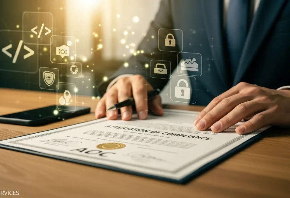 Chứng nhận Tuân thủ (AOC) - minh chứng cho cam kết vững chắc về an ninh và uy tín trong thế giới số. Cyber Services.