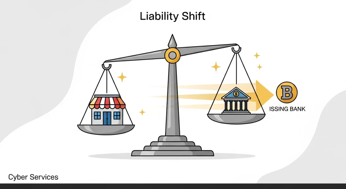 Liability shift: Khi giao dịch được xác thực, trách nhiệm từ merchant chuyển hoàn toàn sang ngân hàng phát hành. Cyber Services