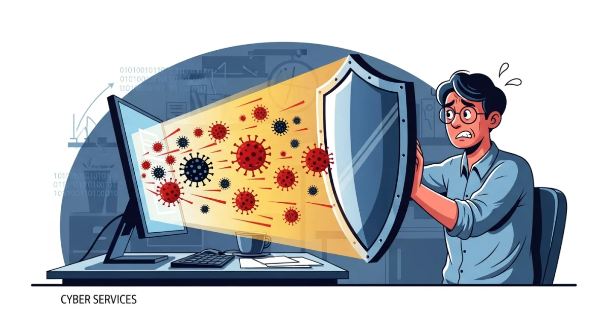 Bảo vệ dữ liệu khách hàng trước mối đe dọa trực tuyến - quyết tâm và an toàn.Cyber Services