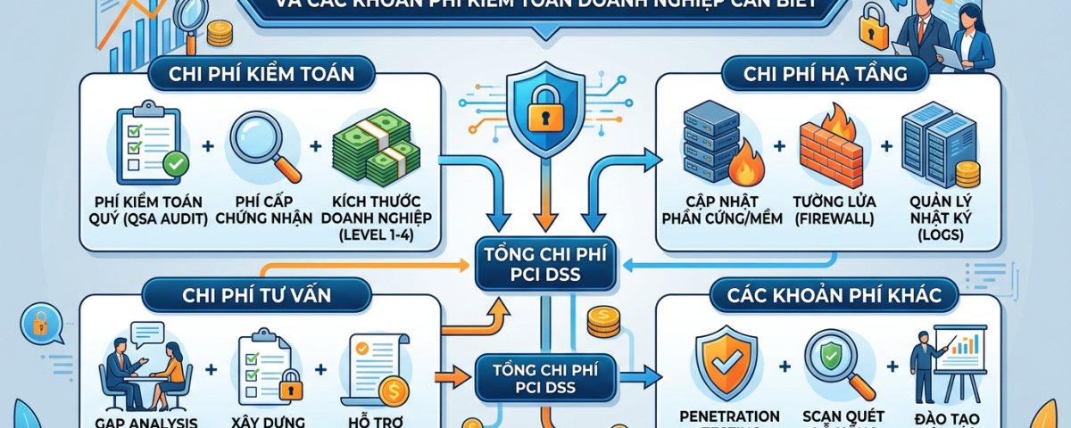 Báo giá PCI DSS chi tiết và các khoản phí kiểm toán doanh nghiệp cần biết