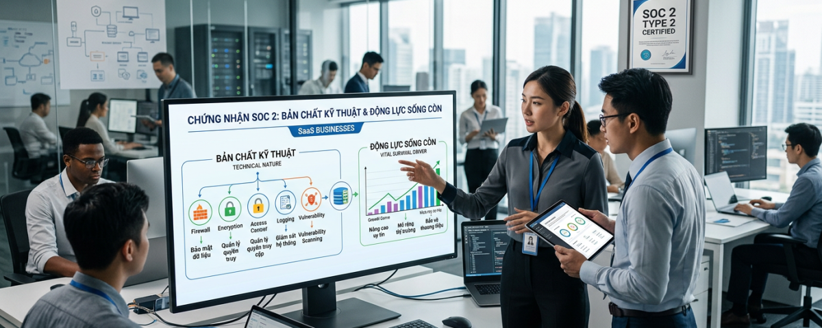 Chứng nhận SOC 2: Bản chất kỹ thuật và động lực sống còn cho doanh nghiệp SaaS