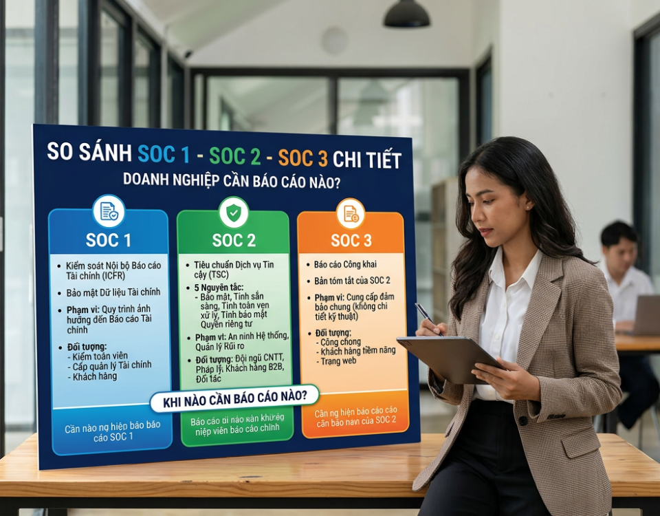 So Sánh SOC 1 SOC 2 SOC 3 Chi Tiết: Doanh Nghiệp Cần Báo Cáo Nào?